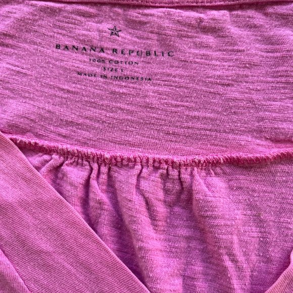 Banana Republic Women's Pink Knit Top Size L - Picture 3 of 3